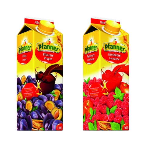 Himbeere und Pflaume, die Grundlage für zwei neue Produkte von Pfanner Fruchtsaft. Himbeere und Pflaume, die Grundlage für zwei neue Produkte von Pfanner Fruchtsaft.