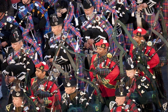 Massed Pipes and Drums