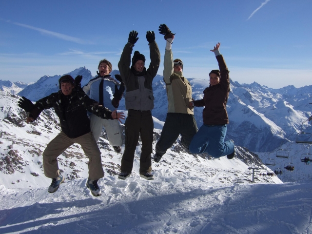 Skigebiet Alpe d`Huez: Traumhafte Aussicht vom Pic Blanc