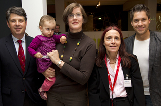 Hardy R. Voges, Monika Geigle, Dagmar Becker-Tewes und Sebastian Wegener in Köln. Hardy R. Voges, Monika Geigle, Dagmar Becker-Tewes und Sebastian Wegener in Köln.