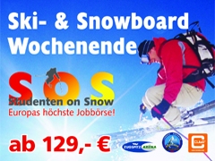 Studenten On Snow - Europas höchste Jobbörse in der Zugspitzarena Studenten On Snow - Europas höchste Jobbörse in der Zugspitzarena