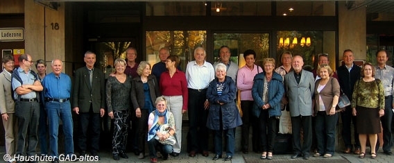 Mitarbeiter von Haushüter GAD-altos beim Firmen-Jubiläum am 12.10.2011 Mitarbeiter von Haushüter GAD-altos beim Firmen-Jubiläum am 12.10.2011
