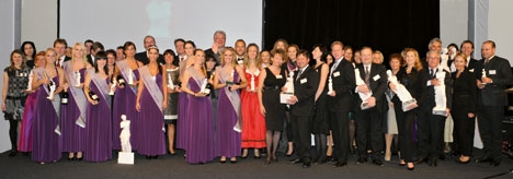 Wellness Aphrodite 2011: Strahlende Sieger und die Top hotel Beauties