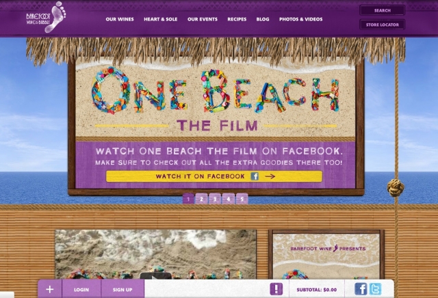 Barefoot Wine_One Beach Barefoot Wine_One Beach
