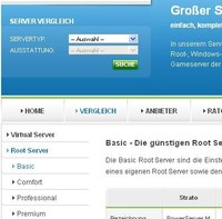 Unabhängiger Server Vergleich