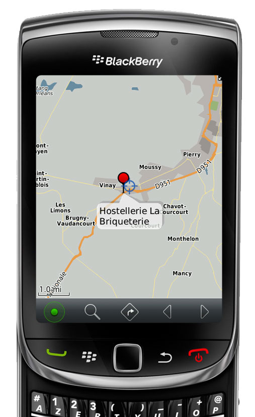 Relais & Châteaux App für Blackberry