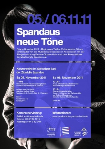 Plakatmotiv SPANDAUS NEUE TÖNE Plakatmotiv SPANDAUS NEUE TÖNE