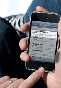 Spontaner und flexibler Fax-Empfang für Smartphones