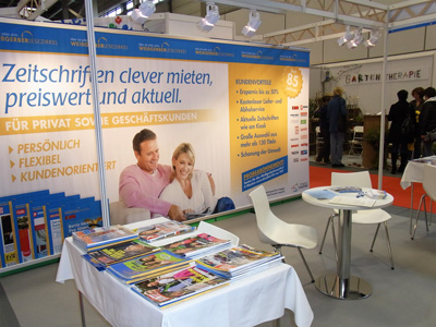 Messestand vom Weißberber Lesezirkel