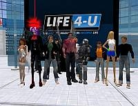 Die Studenten des Ausbildungsganges 3D-Design/Gamedesign im Second Life