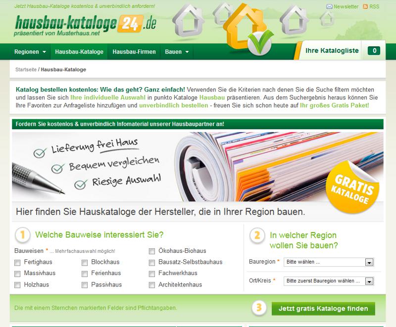 Hausbau-Kataloge kostenlos bestellen Hausbau-Kataloge kostenlos bestellen
