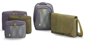 v.l.n.r.: Bounce SlimCase, BacPac Bounce, Bounce Messenger v.l.n.r.: Bounce SlimCase, BacPac Bounce, Bounce Messenger