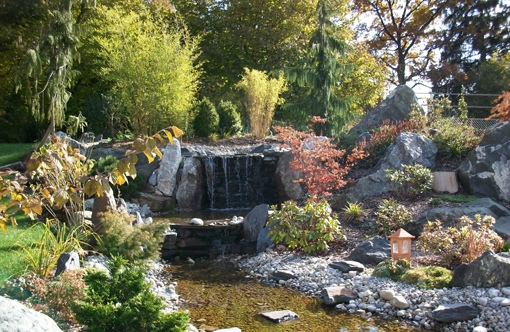 Naturwasserfall Naturwasserfall