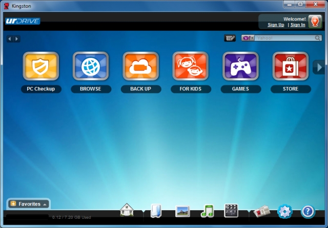 Screenshot der urDrive Applikation Screenshot der urDrive Applikation