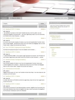Suche im Portal des Workflowsystems PHOENIX Suche im Portal des Workflowsystems PHOENIX