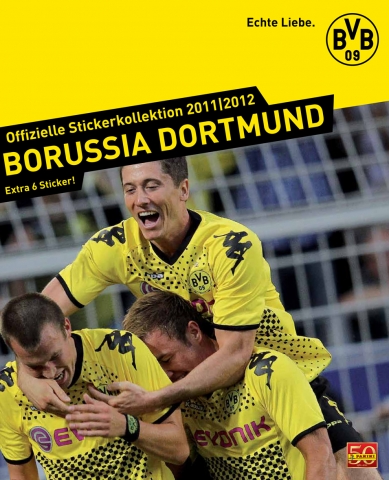 Im Oktober bringt Panini erstmals Stickerkollektionen zum Meister Borussia Dortmund und Pokalsieger 