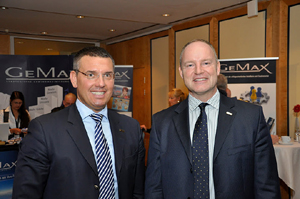 Die GeMax-Geschäftsführung Robert Tom Coester und Ralf Schmidt (v. l.) Die GeMax-Geschäftsführung Robert Tom Coester und Ralf Schmidt (v. l.)