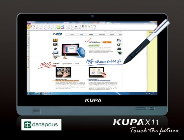 Demo von Workbox 2010 auf KUPA X11 Windows Tablet PC Demo von Workbox 2010 auf KUPA X11 Windows Tablet PC