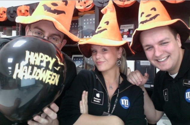 Halloween in der Apple Erlebniswelt von mStore