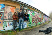 SLTV-Team: Jadwiga Müller, Mario Ziemkendorf, Imke Rühle, Jan M. Rechlitz (v.l.n.r.)
