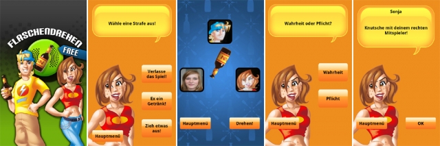 Flaschendrehen Spiele-App Flaschendrehen Spiele-App