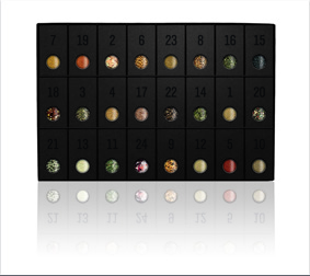 Gewürzadventskalender schwarz