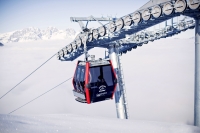 Gondel über den Wolken (Bergbahn Kitzbühel) Gondel über den Wolken (Bergbahn Kitzbühel)