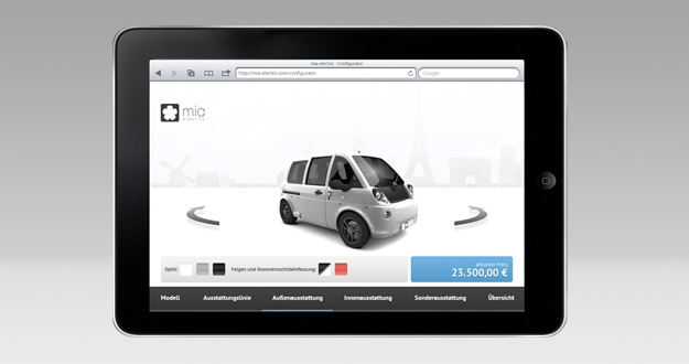 Der mia Car-Configurator Der mia Car-Configurator