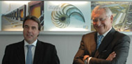 Ronald Everaert und Filip Schelfhout, CEO der Immo Industry Group