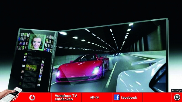 Vodafone wirbt für sein neues HDTV mit kontextuellen Formaten von Vibrant Vodafone wirbt für sein neues HDTV mit kontextuellen Formaten von Vibrant