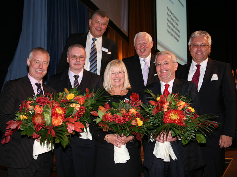 V. l. n. r.: Mark Weidinger, Wolfgang Schaetz, Siegfried Stadter, Gudrun Steinbach, Werner Lenk, Han V. l. n. r.: Mark Weidinger, Wolfgang Schaetz, Siegfried Stadter, Gudrun Steinbach, Werner Lenk, Han