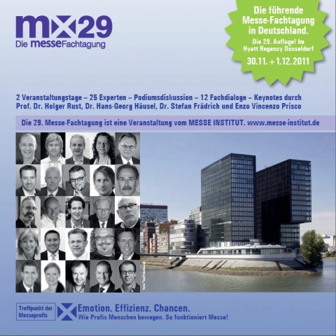 Das Programm der mx29 Messe-Fachtagung. Das Programm der mx29 Messe-Fachtagung.