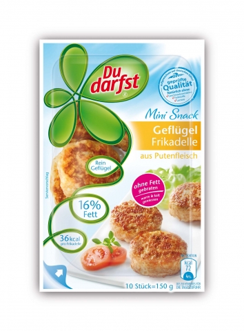 Du darfst Geflügel Frikadelle Du darfst Geflügel Frikadelle