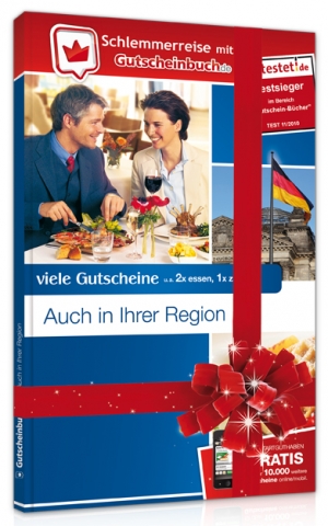 Schlemmerreise mit Gutscheinbuch.de - Eine himmlische Geschenkidee Schlemmerreise mit Gutscheinbuch.de - Eine himmlische Geschenkidee