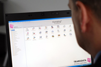 Software Komalog: Mit dem neuen Tool Hallenmonitor behält man im Umschlaglager den Überblick.