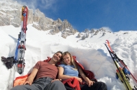 Pause im Schnee © Tappeiner (Kräuterhotel Zischghof)