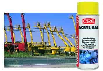 Die ACRYL RAL Sprays von CRC sind ideal geeignet für farbtongenaue Schutzlackierungen und zur Ausbes