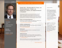Screenshot koetzlaw.de Screenshot koetzlaw.de