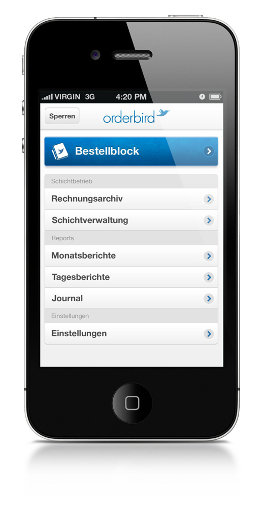 orderbird Bestellblock