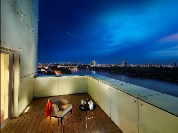 Terrasse der Präsidentensuite, Kempinski Hotel River Park Bratislava Terrasse der Präsidentensuite, Kempinski Hotel River Park Bratislava