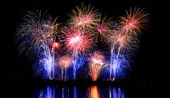 Feuerwerk an Silverster