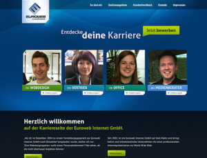 Neues multimediales Karriereportal von Euroweb