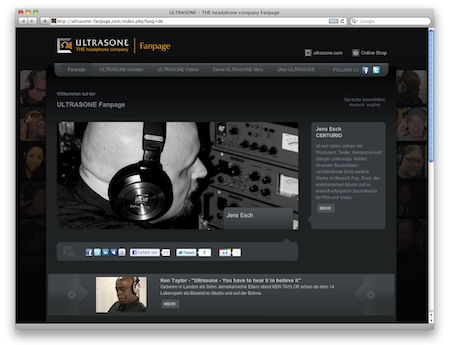 Die Ultrasone Fanpage