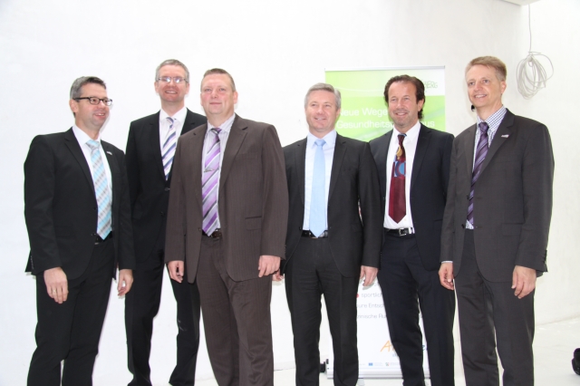 Die Oversum Betreiber (v.l.n.r.): Tourismus-Direktor Michael Beckmann, Detlef Jarosch (sab AG), Chri
