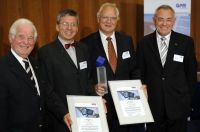 v.l.n.r. Prof.Dr. K. Biedenkopf, U. R. Schönfeld, Dr.-Ing. K.Schützhold, Prof.Dr. H. Reschke