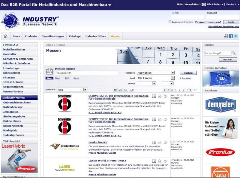 Das Industry Business Network Messemodul spart Zeit und Geld