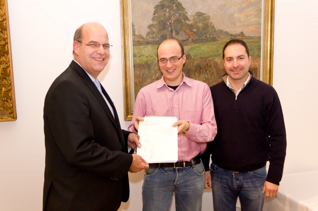 CEO von Entress, Georgios Tagaris und Christos Palazis (v.l.) CEO von Entress, Georgios Tagaris und Christos Palazis (v.l.)