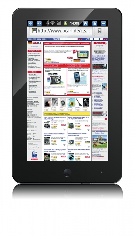 TOUCHLET 1 GHz-Tablet-PCs mit Android 2.3 und HDMI