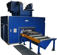 Sandstrahlanlage Gietart GW 1500-410 bei der WSZ GmbH Sandstrahlanlage Gietart GW 1500-410 bei der WSZ GmbH