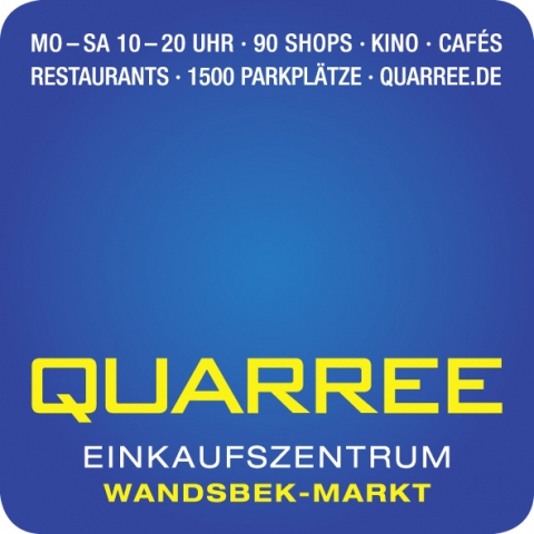 Das Erlebnis- und Einkaufszentrum QUARREE Wandsbek-Markt (www.quarree.de) ist seit mehr als 20 Jahre Das Erlebnis- und Einkaufszentrum QUARREE Wandsbek-Markt (www.quarree.de) ist seit mehr als 20 Jahre